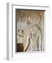 Egypt, Luxor, Valley of the Kings, Tomb of Seti II, Entrance Relief of Ra from Nineteenth Dynasty-null-Framed Giclee Print