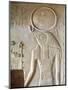 Egypt, Luxor, Valley of the Kings, Tomb of Seti II, Entrance Relief of Ra from Nineteenth Dynasty-null-Mounted Giclee Print