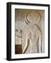 Egypt, Luxor, Valley of the Kings, Tomb of Seti II, Entrance Relief of Ra from Nineteenth Dynasty-null-Framed Giclee Print