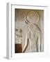 Egypt, Luxor, Valley of the Kings, Tomb of Seti II, Entrance Relief of Ra from Nineteenth Dynasty-null-Framed Giclee Print