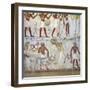 Egypt, Mural Paintings Showing Votive Offerings in Tomb of Scribe and Granary Accountant-null-Framed Giclee Print
