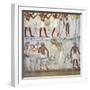 Egypt, Mural Paintings Showing Votive Offerings in Tomb of Scribe and Granary Accountant-null-Framed Giclee Print