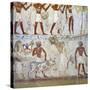 Egypt, Mural Paintings Showing Votive Offerings in Tomb of Scribe and Granary Accountant-null-Stretched Canvas