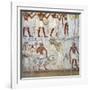 Egypt, Mural Paintings Showing Votive Offerings in Tomb of Scribe and Granary Accountant-null-Framed Giclee Print