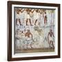 Egypt, Mural Paintings Showing Votive Offerings in Tomb of Scribe and Granary Accountant-null-Framed Giclee Print