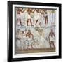 Egypt, Mural Paintings Showing Votive Offerings in Tomb of Scribe and Granary Accountant-null-Framed Giclee Print