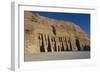 Egypt, Nubia, Abu Simbel, Facade of Temple of Hator-null-Framed Giclee Print