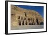 Egypt, Nubia, Abu Simbel, Facade of Temple of Hator-null-Framed Giclee Print