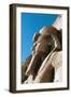 Egypt, Nubia, Abu Simbel, Great Temple of Ramses II, Colossal Statue of Ramses II-null-Framed Giclee Print