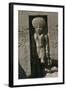 Egypt, Nubia, Abu Simbel, Great Temple of Ramses II, Facade, Niche with Statue of Sun God Ra-null-Framed Giclee Print