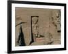 Egypt, Nubia, Abu Simbel, Great Temple of Ramses II, Facade, Niche with Statue of Sun God Ra-null-Framed Giclee Print