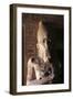 Egypt. Nubia, Abu Simbel, Great Temple of Ramses II, Interior, Detail of a Colossal Statue-null-Framed Giclee Print