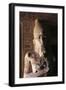 Egypt. Nubia, Abu Simbel, Great Temple of Ramses II, Interior, Detail of a Colossal Statue-null-Framed Giclee Print