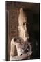 Egypt. Nubia, Abu Simbel, Great Temple of Ramses II, Interior, Detail of a Colossal Statue-null-Mounted Giclee Print