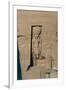 Egypt, Nubia, Abu Simbel, the Great Temple of Ramses II, Detail of the Façade-null-Framed Premium Giclee Print