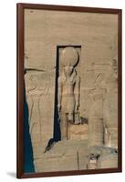 Egypt, Nubia, Abu Simbel, the Great Temple of Ramses II, Detail of the Façade-null-Framed Giclee Print