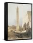 Egypt, Obelisk at Temple at Luxor by David Roberts-null-Framed Stretched Canvas