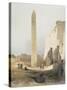 Egypt, Obelisk at Temple at Luxor by David Roberts-null-Stretched Canvas