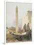 Egypt, Obelisk at Temple at Luxor by David Roberts-null-Framed Giclee Print
