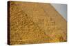 Egypt; Old Kingdom; Pyramids at Giza; Giza Plateau; Pyramid; Khufu, Khafre, Menkaure, 1995 (Photo)-Kenneth Garrett-Stretched Canvas