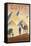 Egypt - Pyramids - Lithograph Style-Lantern Press-Framed Stretched Canvas