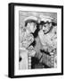 Egypt's Strongman Premier Muhammad Naguib Talking with Lieut. Col. Gamal Abdel Nasser-null-Framed Photo