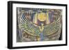 Egypt, Saqqara Necropolis, Detail of Cartonnage, Winged Maat-null-Framed Giclee Print