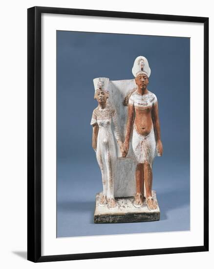 Egypt, Statue of the Chancellor Nakhti-null-Framed Giclee Print