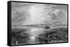 Egypt Suez-J. M. W. Turner-Framed Stretched Canvas