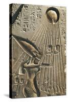 Egypt, Tell El-Amarna, Bas-Relief Depicting Amenhotep IV-null-Stretched Canvas