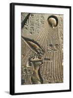 Egypt, Tell El-Amarna, Bas-Relief Depicting Amenhotep IV-null-Framed Giclee Print