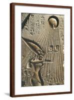 Egypt, Tell El-Amarna, Bas-Relief Depicting Amenhotep IV-null-Framed Giclee Print