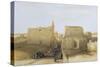 Egypt, Temple at Luxor-David Roberts-Stretched Canvas