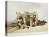 Egypt, the Ruins of the Temple of Kom Ombo Dedicated to Sobek and Horus-David Roberts-Stretched Canvas