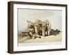 Egypt, the Ruins of the Temple of Kom Ombo Dedicated to Sobek and Horus-David Roberts-Framed Giclee Print