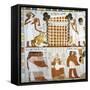 Egypt, Thebes, Luxor, Sheikh 'Abd Al-Qurna, Tomb of Huy and Kener-null-Framed Stretched Canvas