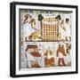 Egypt, Thebes, Luxor, Sheikh 'Abd Al-Qurna, Tomb of Huy and Kener-null-Framed Giclee Print