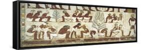 Egypt, Thebes, Luxor, Sheikh 'Abd Al-Qurna, Tomb of Royal Scribe Userhat, Vestibule-null-Framed Stretched Canvas