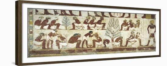 Egypt, Thebes, Luxor, Sheikh 'Abd Al-Qurna, Tomb of Royal Scribe Userhat, Vestibule-null-Framed Giclee Print