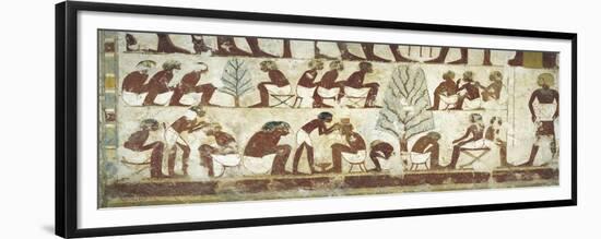 Egypt, Thebes, Luxor, Sheikh 'Abd Al-Qurna, Tomb of Royal Scribe Userhat, Vestibule-null-Framed Giclee Print