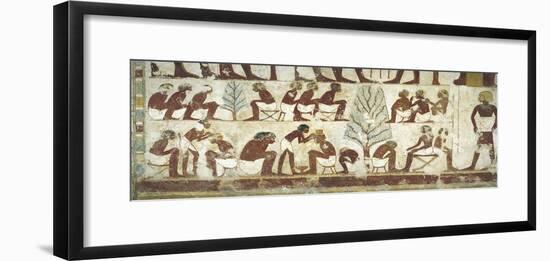 Egypt, Thebes, Luxor, Sheikh 'Abd Al-Qurna, Tomb of Royal Scribe Userhat, Vestibule-null-Framed Giclee Print