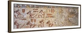 Egypt, Thebes, Luxor, Tomb of City Governor and Vizier Hepu, Mural Painting Showing Craftsman-null-Framed Giclee Print