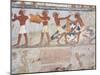 Egypt, Thebes, Luxor, Tomb of Standard-Bearer of Pharaoh Pehsukher, Mural Paintings, Butchery-null-Mounted Giclee Print