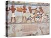 Egypt, Thebes, Luxor, Tomb of Standard-Bearer of Pharaoh Pehsukher, Mural Paintings, Butchery-null-Stretched Canvas
