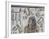 Egypt, Thebes, Luxor, Valley of the Kings, Close-Up of Mural Paintings-null-Framed Giclee Print