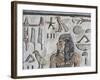 Egypt, Thebes, Luxor, Valley of the Kings, Close-Up of Mural Paintings-null-Framed Giclee Print