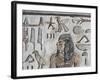 Egypt, Thebes, Luxor, Valley of the Kings, Close-Up of Mural Paintings-null-Framed Giclee Print