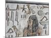 Egypt, Thebes, Luxor, Valley of the Kings, Close-Up of Mural Paintings-null-Mounted Giclee Print