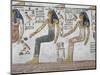 Egypt, Thebes, Luxor, Valley of the Kings, Close-Up of Mural Paintings-null-Mounted Giclee Print