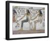 Egypt, Thebes, Luxor, Valley of the Kings, Close-Up of Mural Paintings-null-Framed Giclee Print